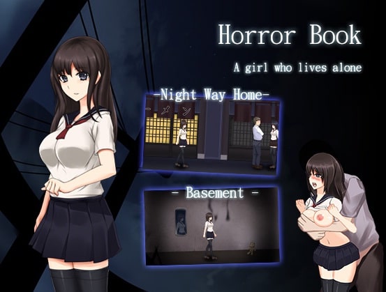 HORROR BOOK - A GIRL WHO LIVES ALONE ADULT PC GAME.